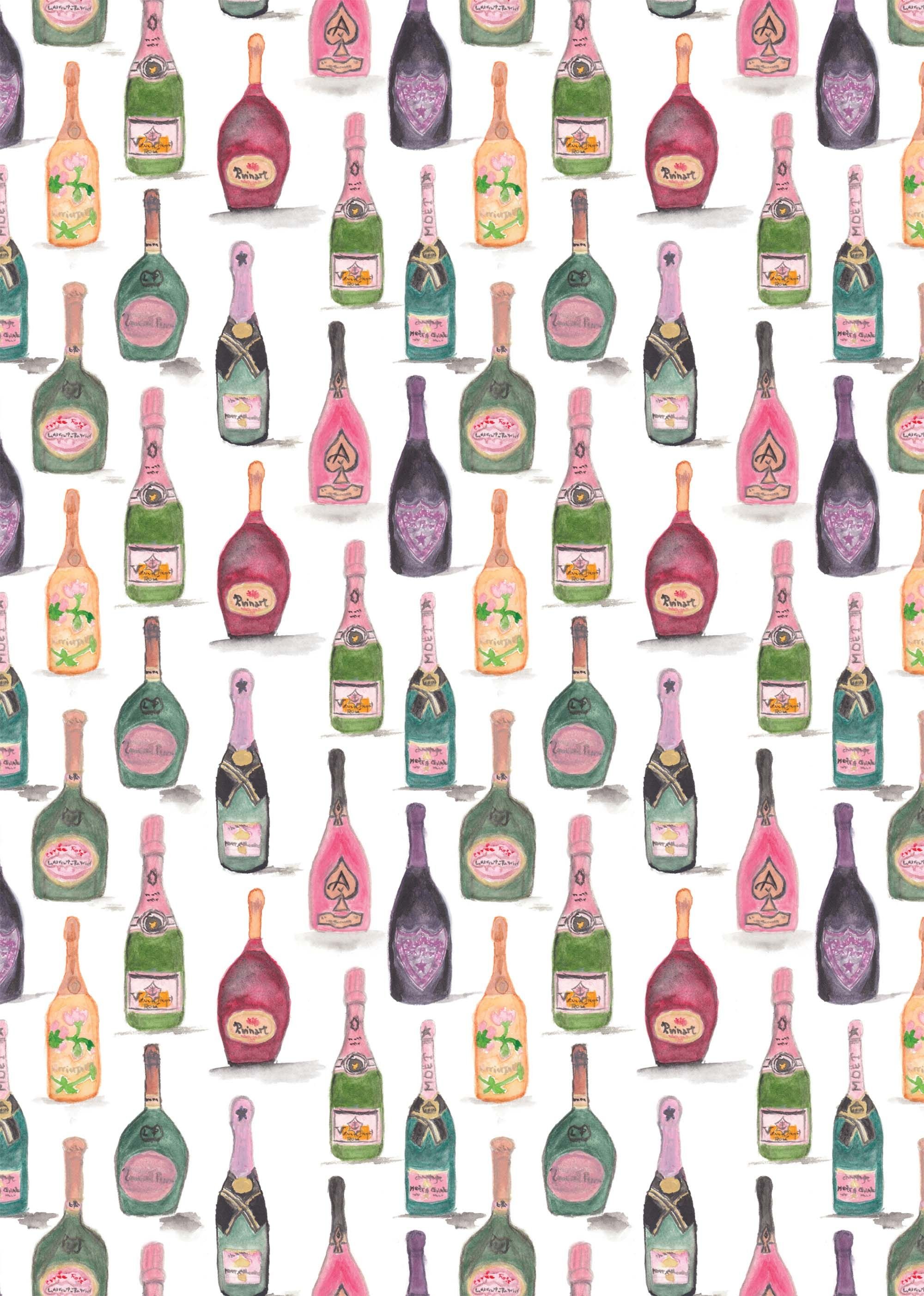 Champagne Tea Towel