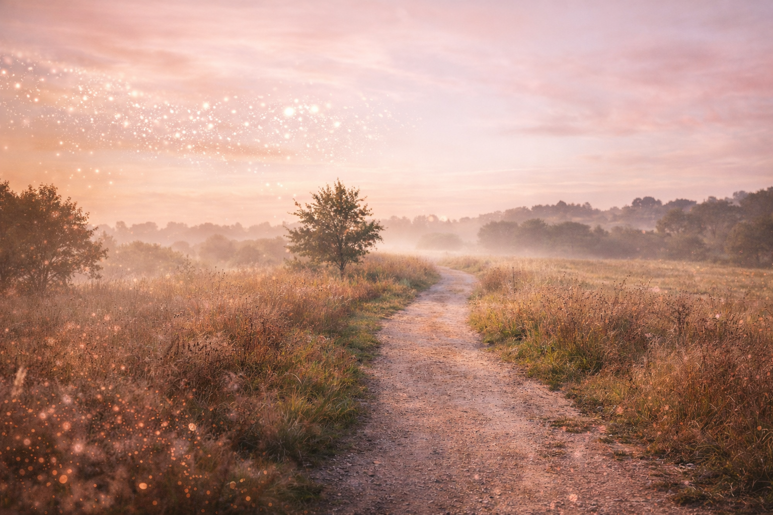 Peaceful path in soft morning light representing nervous system regulation and clearer business decisions