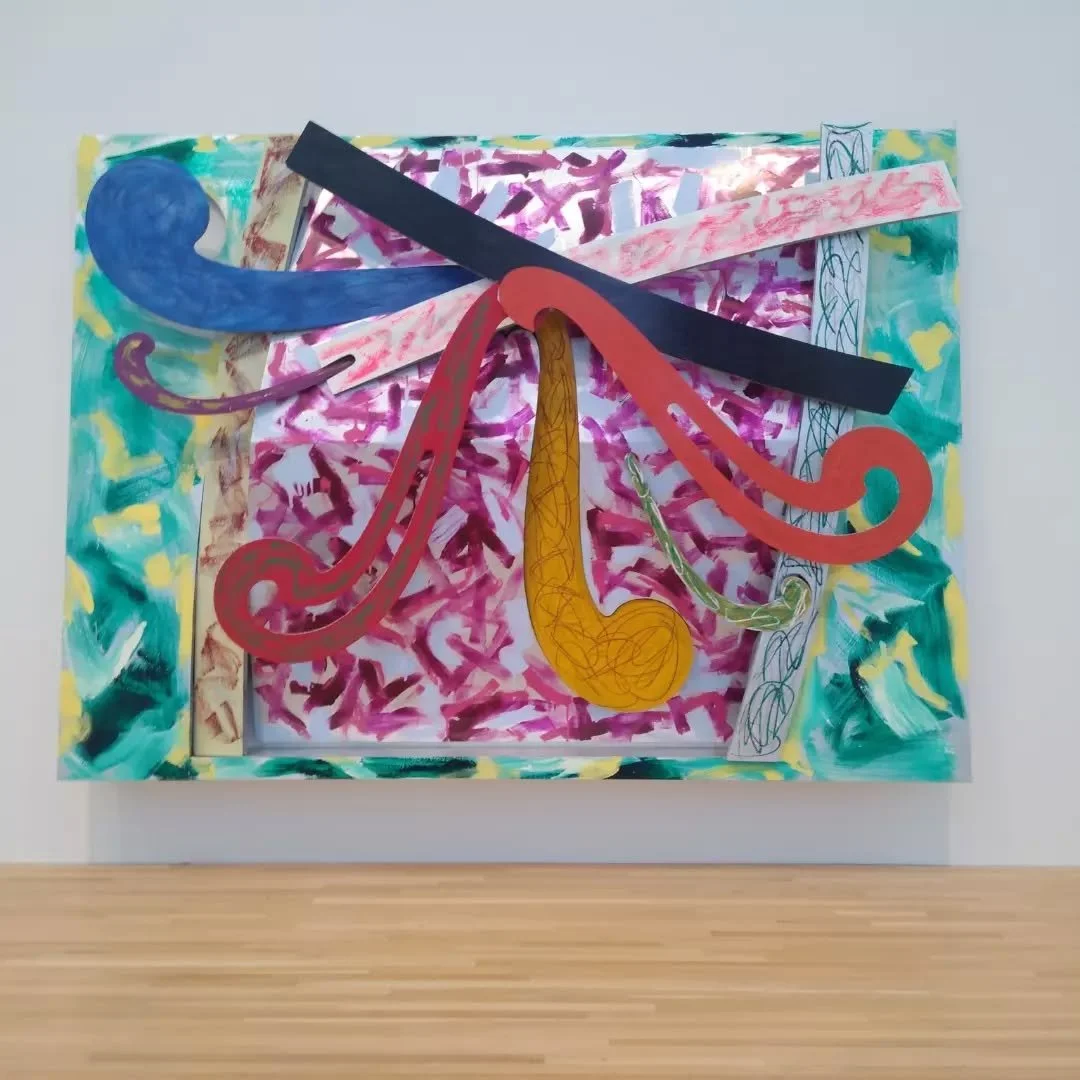 i walked up to the Stella (image one) today, read its label, and said "me, too." i am a Puerto Rican blue pigeon. 

or, alternatively, 

here are some shots of To Be Again: A Prehistory of the Wexner Center for the Arts, 1968-89, a show i'm