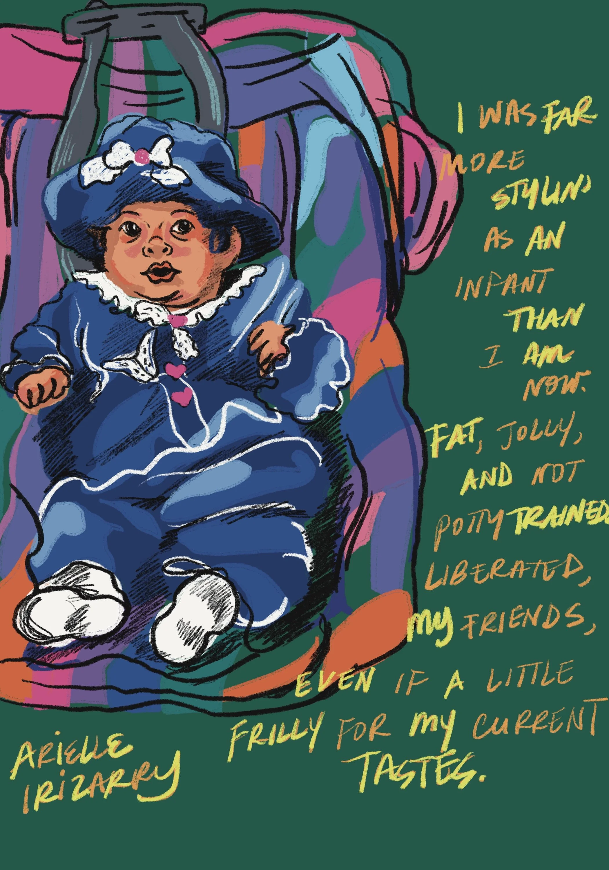 "Fat & Jolly" (2020). Digital illustration. 