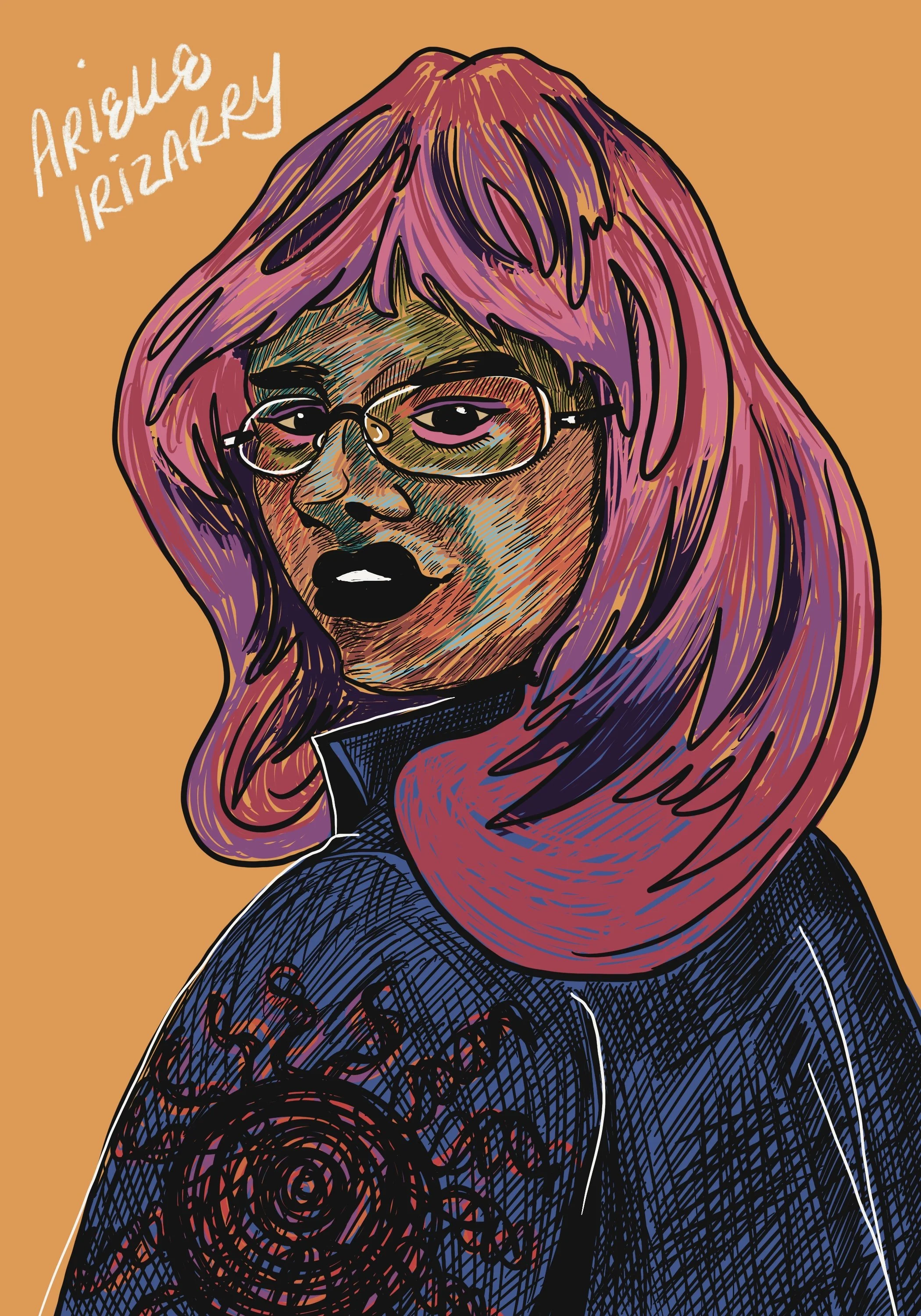 "The Sun" (2023). Digital illustration. 