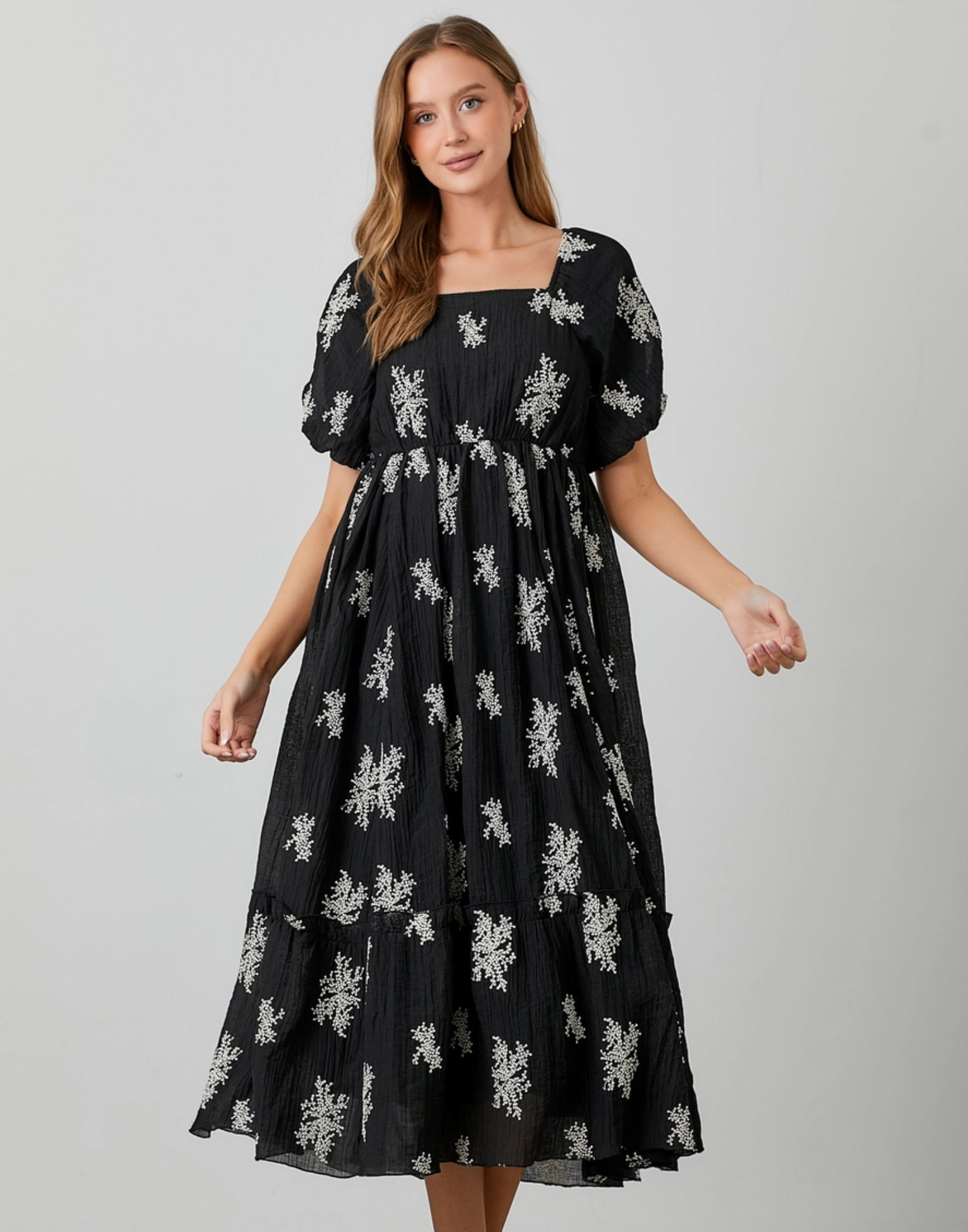 The Emiline Dress in Black