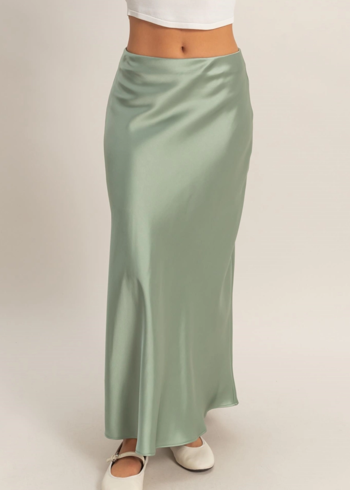 The Cecilia Silk Skirt