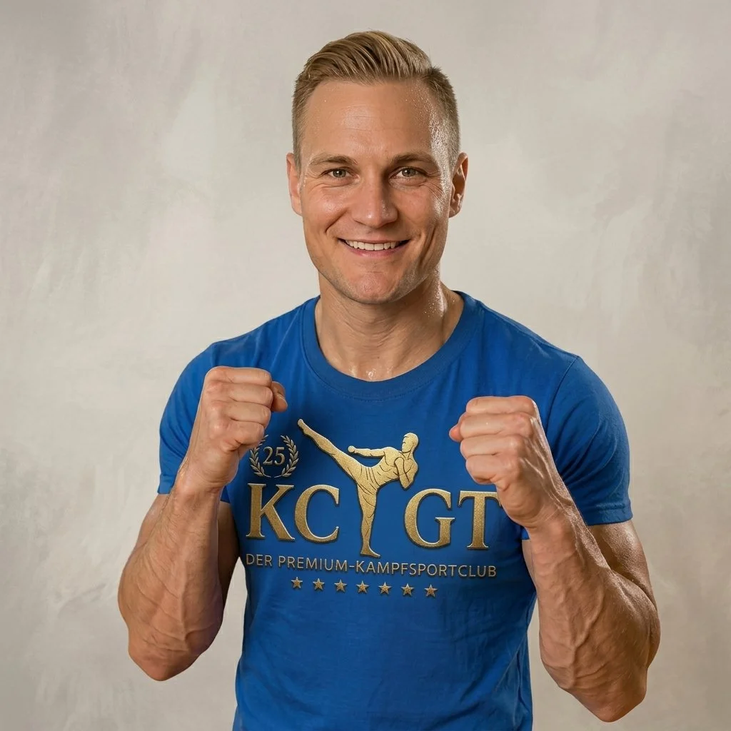 Trainer David aus dem KCGT – Kampfsportcenter Gütersloh. Kampfsport & Fitness in niveauvoller Atmosphäre.