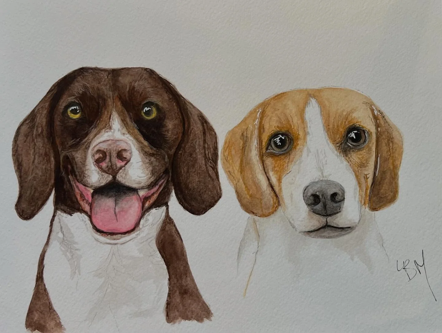 A few recent dog portraits ❤️ 
Contact me if you&rsquo;d like to have your pet&rsquo;s portrait painted! A big update to my website coming soon