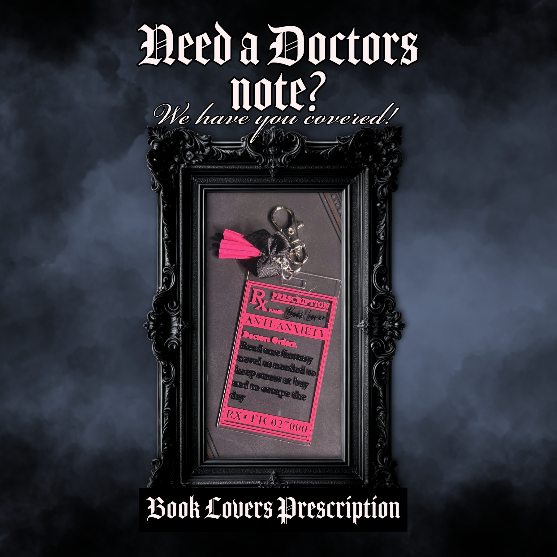 Book Lover RX Acrylic Bookmark