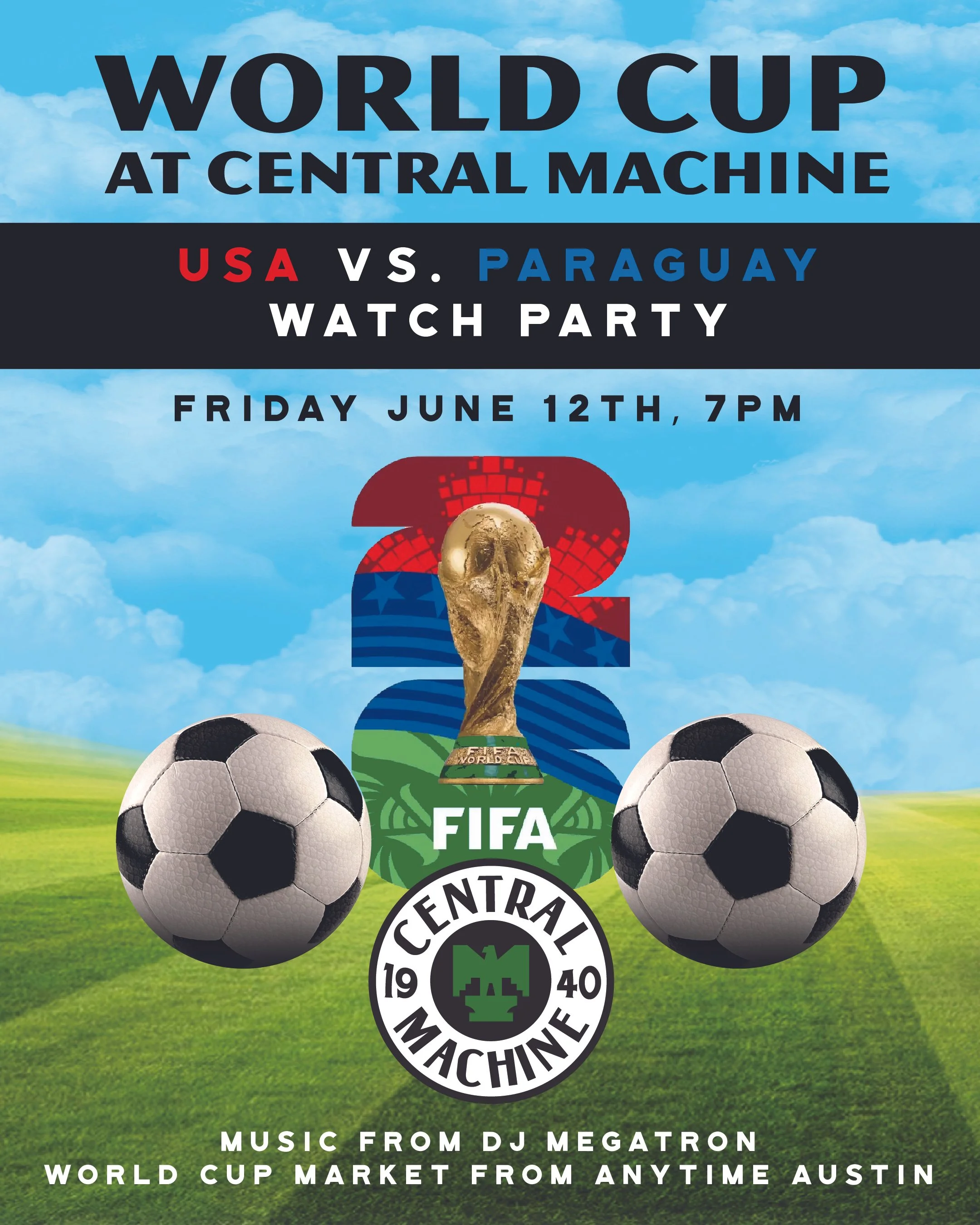 USA World Cup Debut Watch Party - USA vs Paraguay
