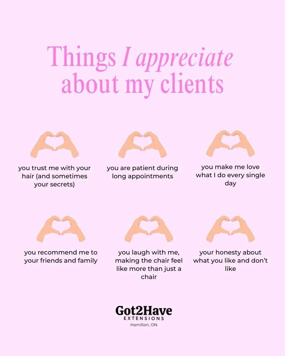 Seriously, you all make this job so special and I&rsquo;m beyond grateful for each and every one of you. 💖

#hamiltonhairextensions #nanolinkextensions #hairstylistlife #hamiltonhairstylist #burlingtonhairstylist #hairgoals #hairextensions #clientlo