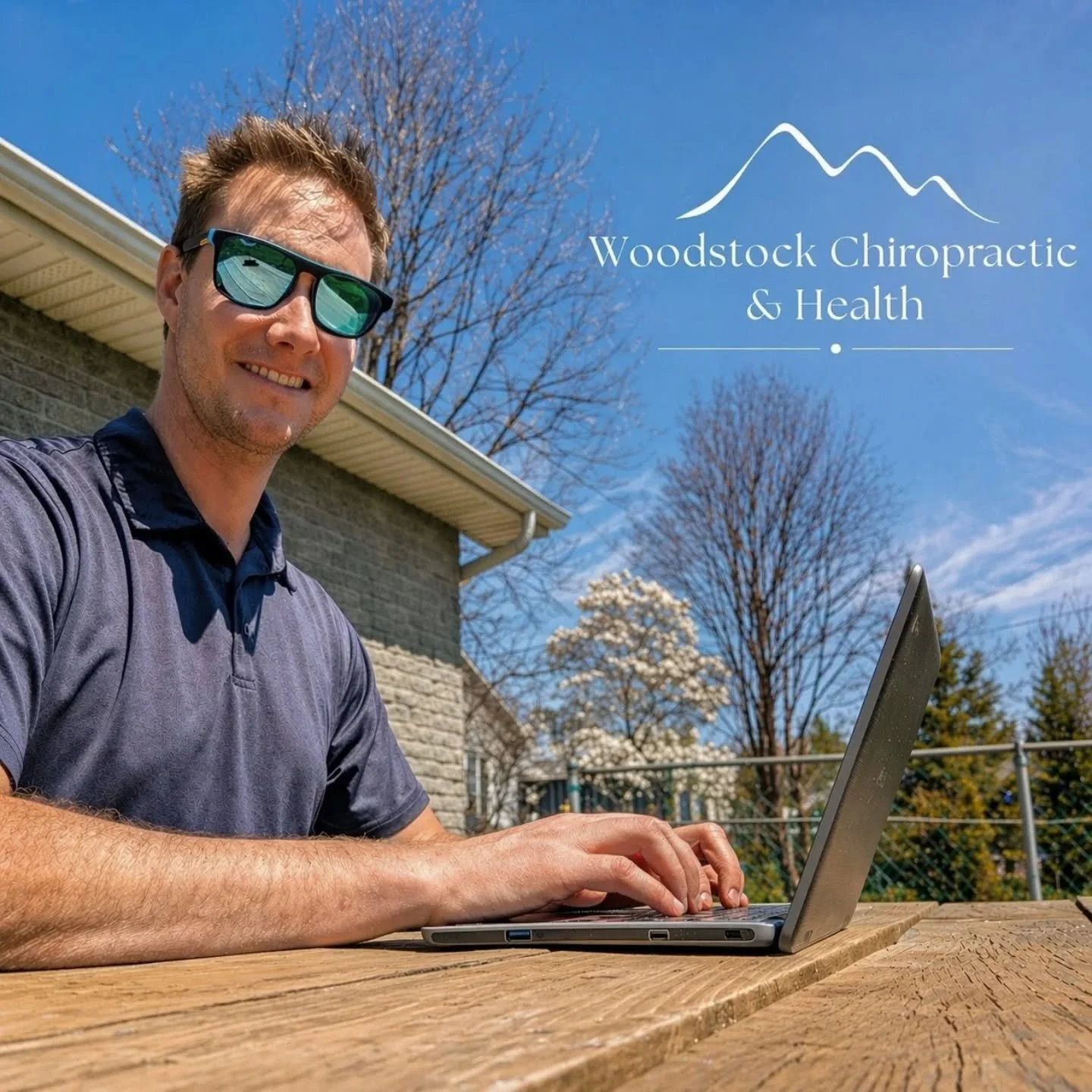 ☀️Today&rsquo;s too nice to be stuck inside&mdash;even Dr. Drew had to take his charting outdoors ☀️💻

Take a few minutes today to step outside,  breathe in the fresh air, and recharge.

That vitamin D isn&rsquo;t just nice&hellip; it&rsquo;s good f