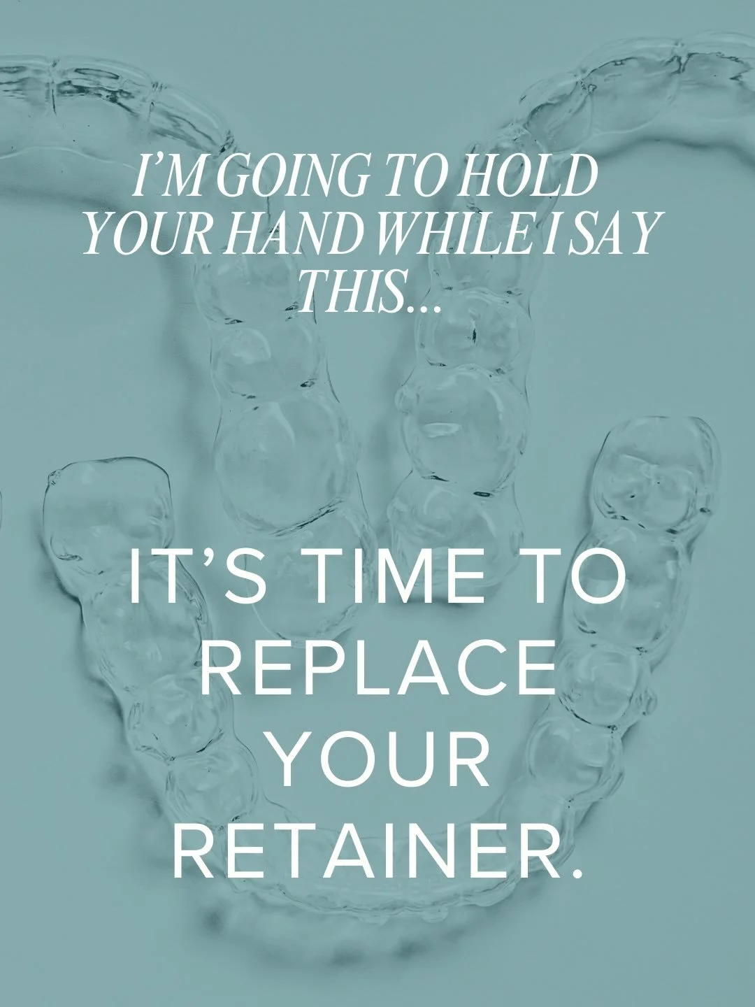 Let&rsquo;s talk about it&hellip;
Retainers are IMPORTANT! 
Yes, you do need to wear them *forever* 
You will absolutely need them replaced over time!
We can check and replace your retainers (if needed) here at Tampa Bay Dental Design 🪥🌊👩🏻&zwj;⚕️