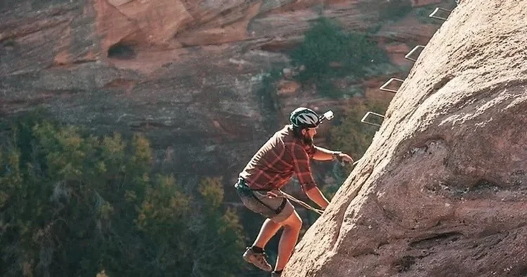Cave Lakes Climb and Rappel Experience