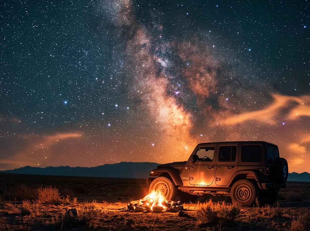 Sunset S'mores and Stargazing Jeep Ride