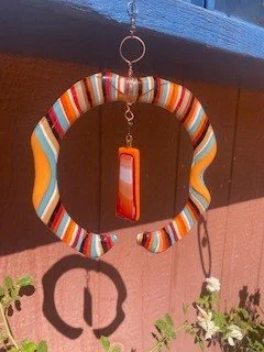 17 - Fused Glass Hanging