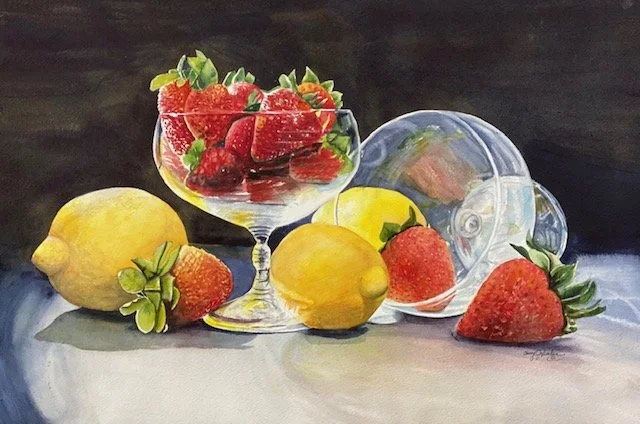 watercolor still life by Cheryl Sachse