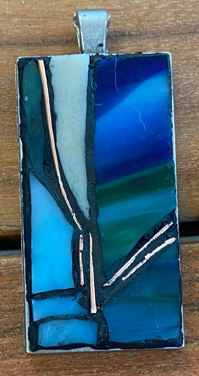 Twilight – Glass Mosaic Pendant