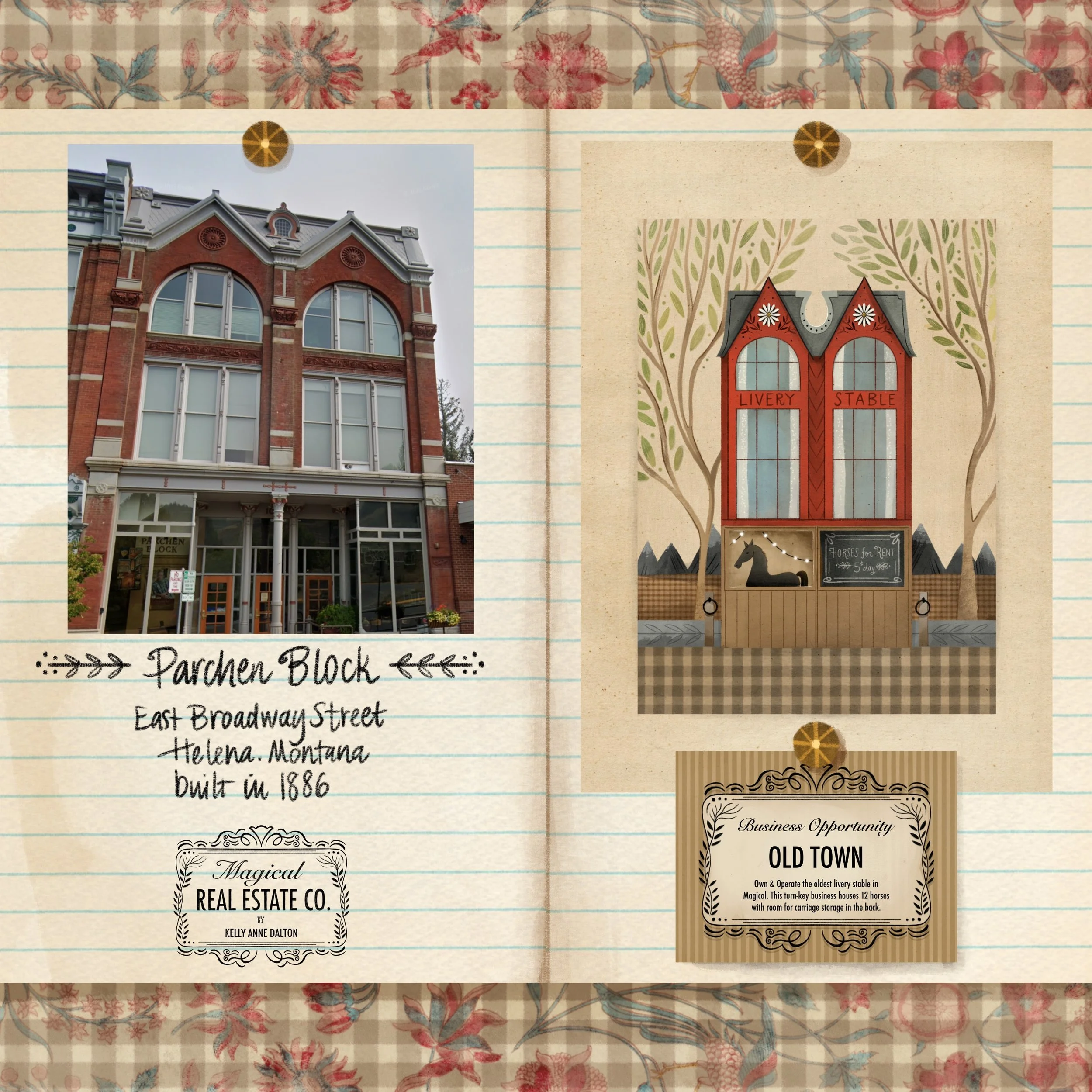 Add Your Home to Magical . Custom House Illustration