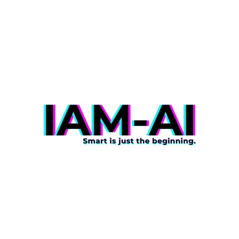"IAM-AI" text with tagline "Smart is just the beginning."