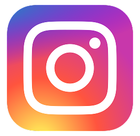 Instagram logo with gradient background