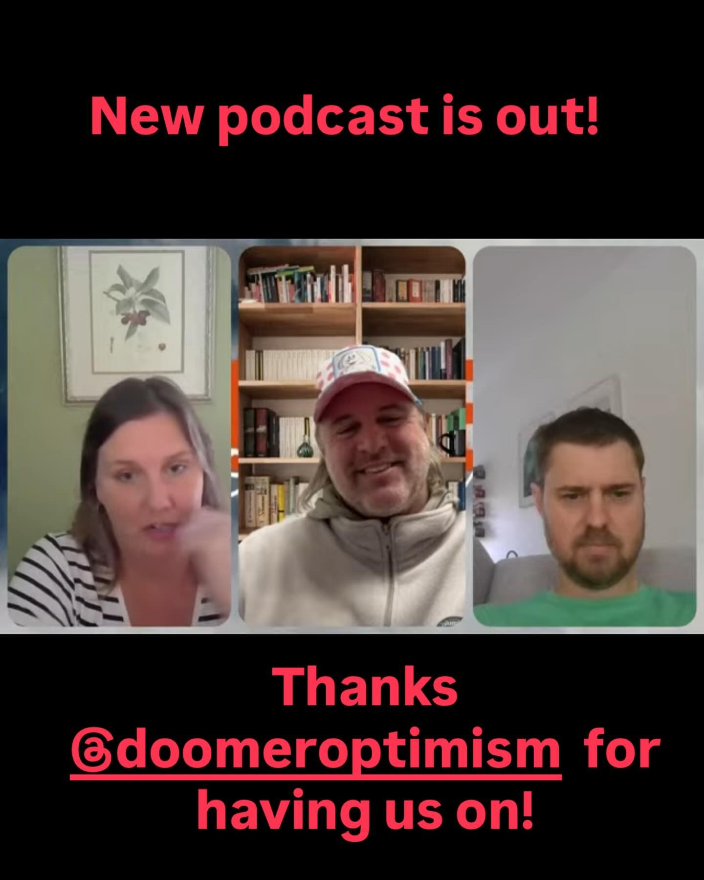 It was a great convo! Thanks Ashley and the DO crew! Check out the Doomer Optimism Podcast https://www.doomeroptimism.com/
