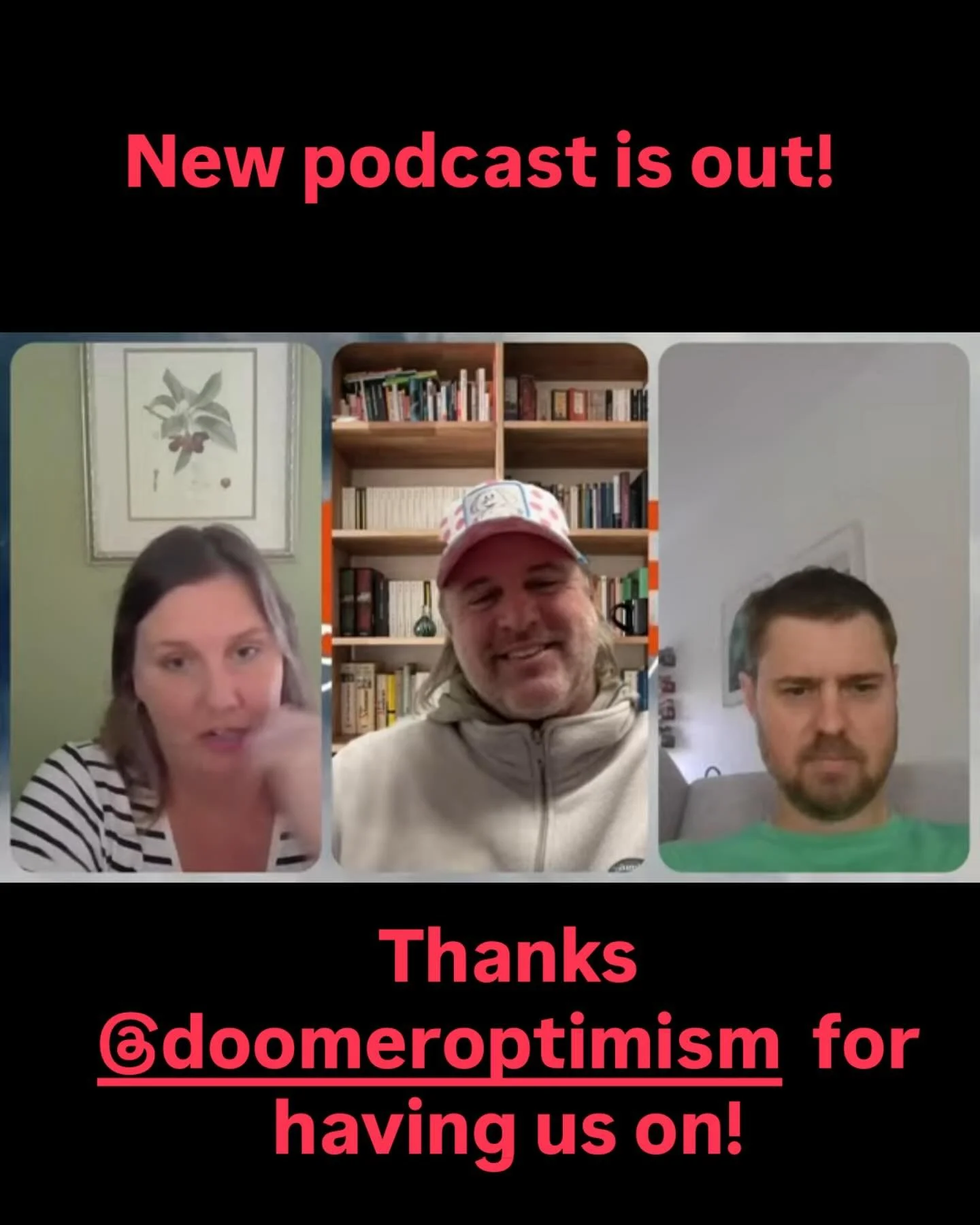 It was a great convo! Thanks Ashley and the DO crew! Check out the Doomer Optimism Podcast https://www.doomeroptimism.com/