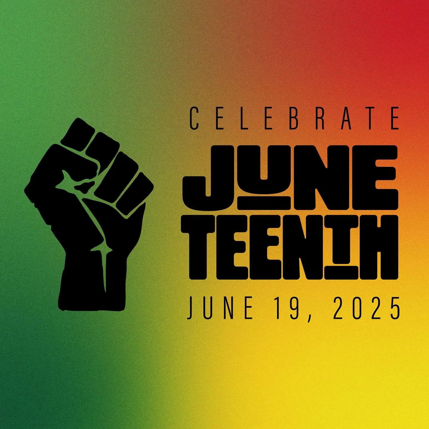 ✨ Today, we honor freedom, resilience, and joy.
Juneteenth isn&rsquo;t just history &mdash; it&rsquo;s a living legacy.

#Juneteenth #Celebrate #SMILELA #DesignForGood #FreedomDay