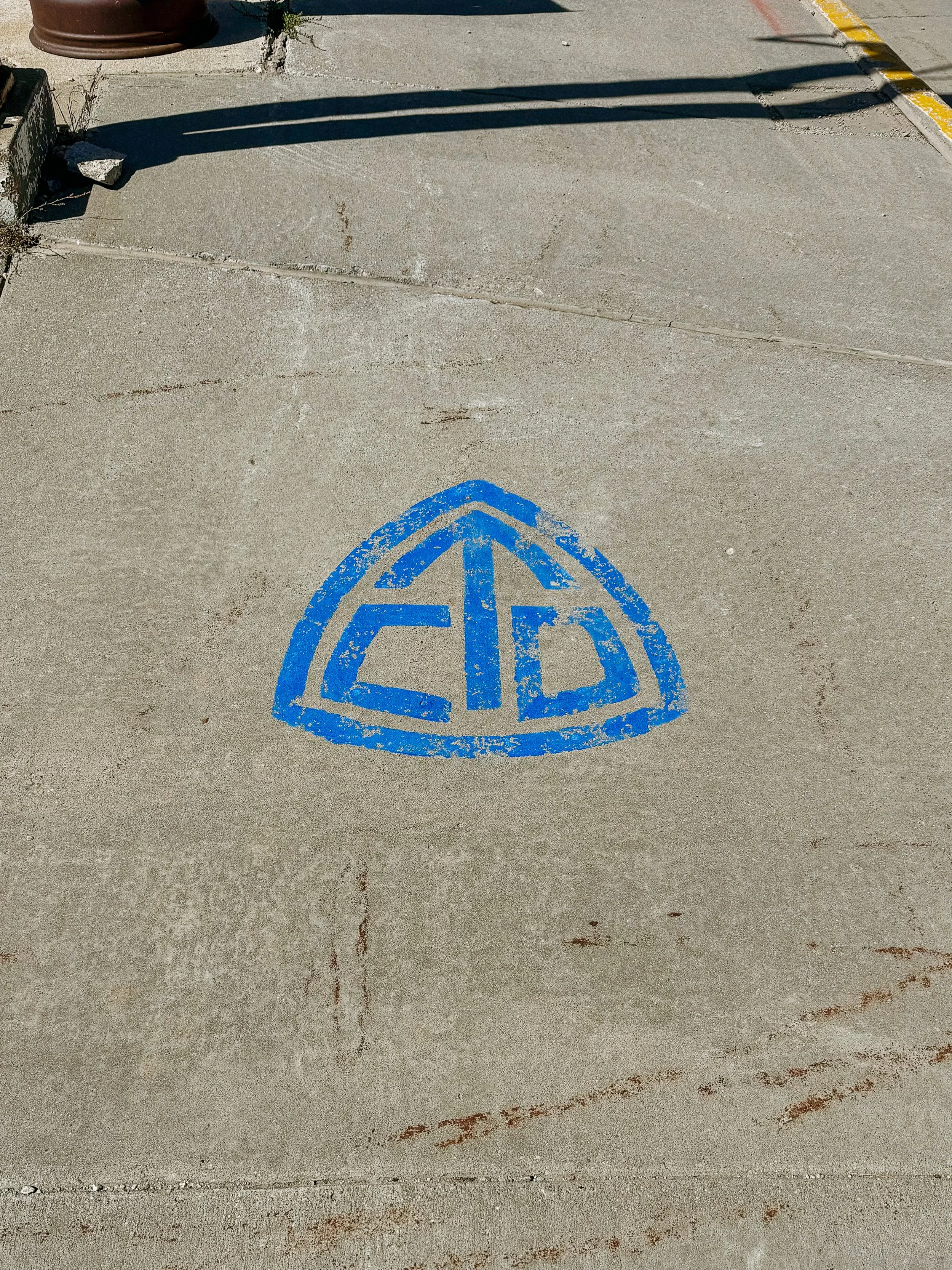On the sidewalk in Rawlins