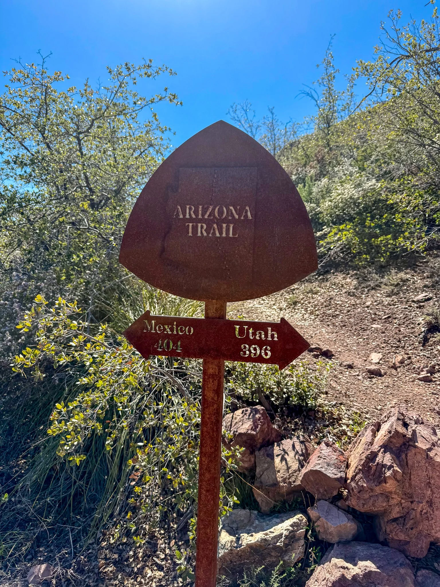  Over the halfway mark on the Arizona Trail 