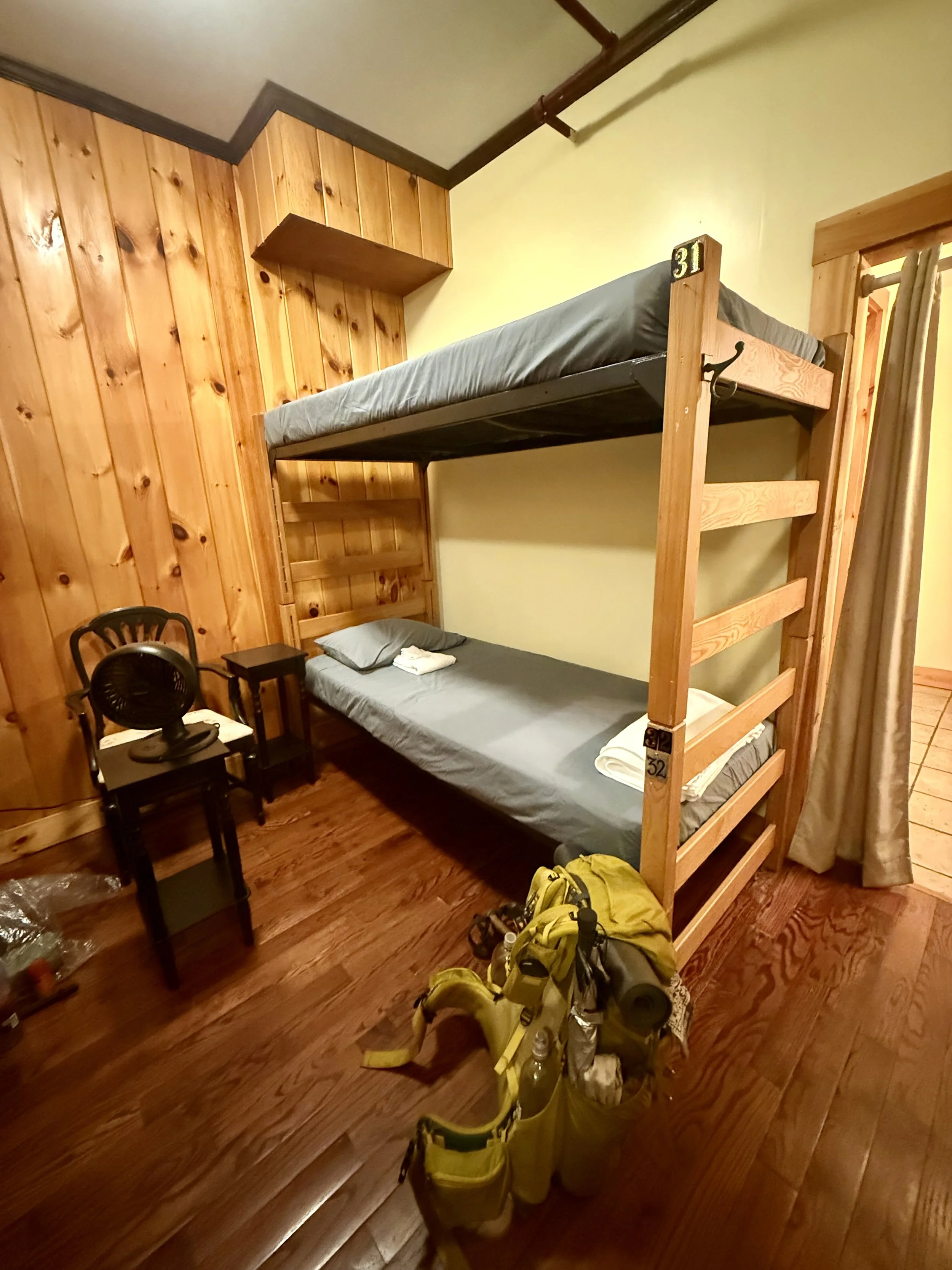  Example of dorm rooms at a hostel 
