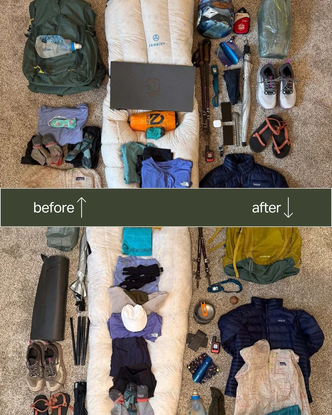 Ever wonder what is in a thru-hiker&rsquo;s backpacks? I&rsquo;ve detailed what I started the Appalachian Trail with and what changed over the course of the trail. 

Gear is personal and you need to figure out what works best for you, but research is