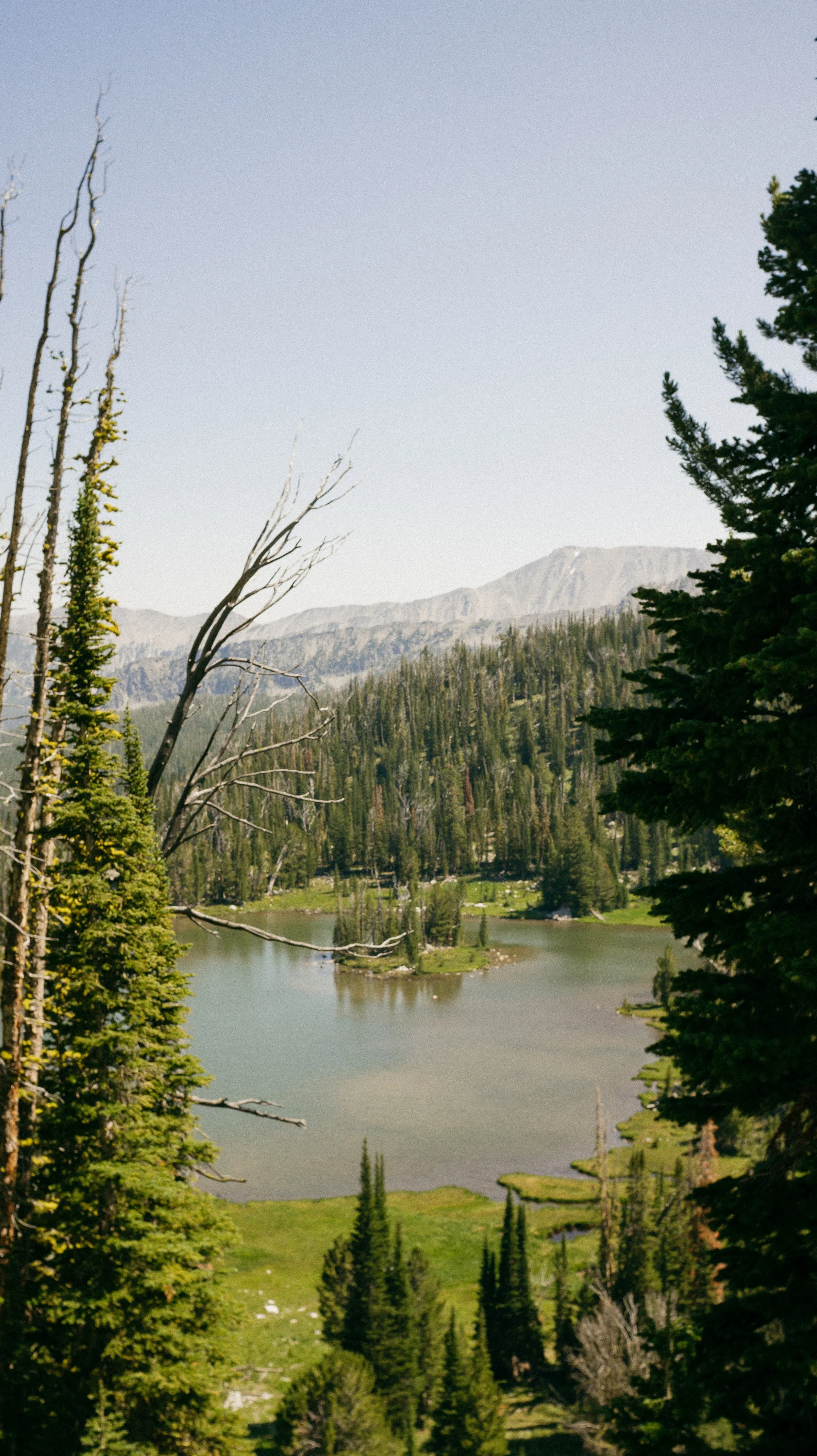 Lake views from ridges