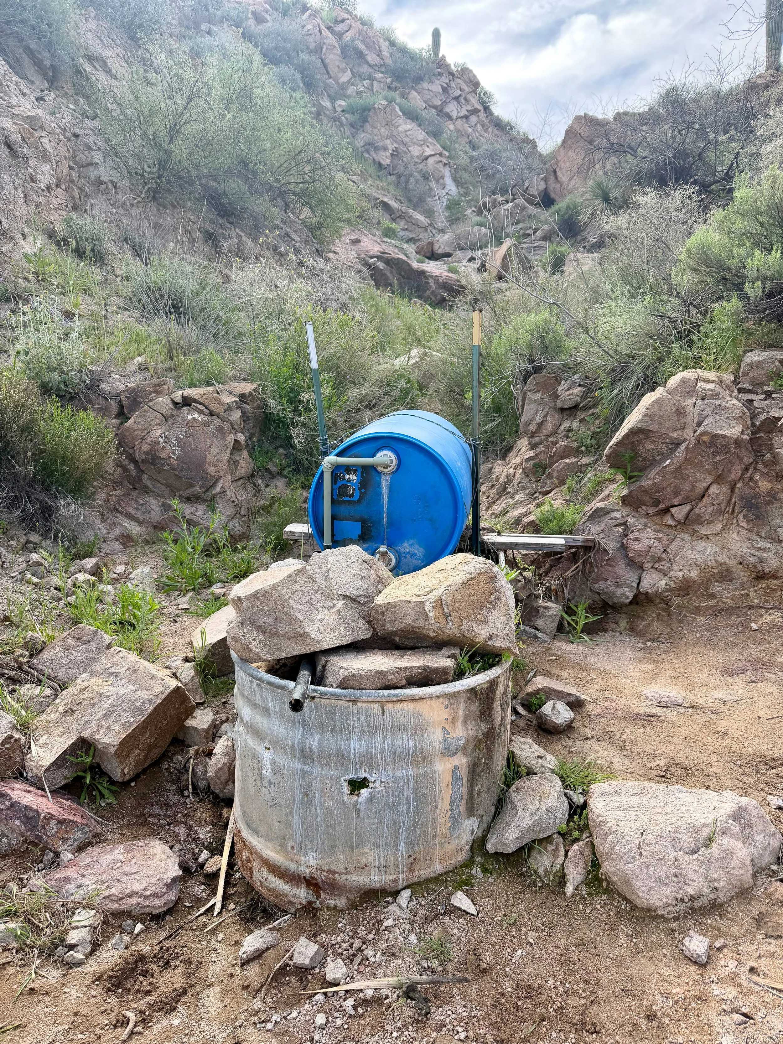  Water source on the AZT 