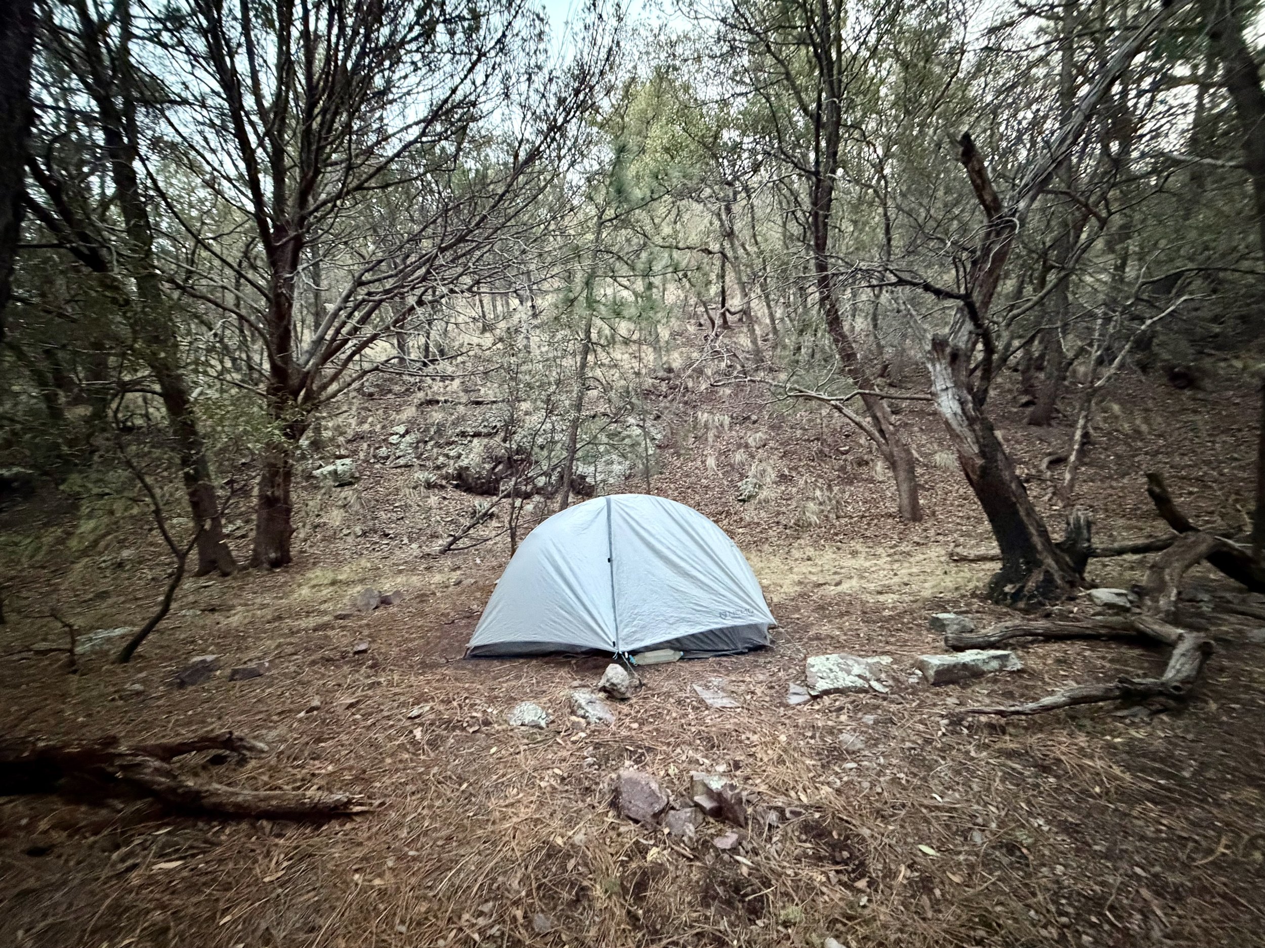  First night camping on the AZT 