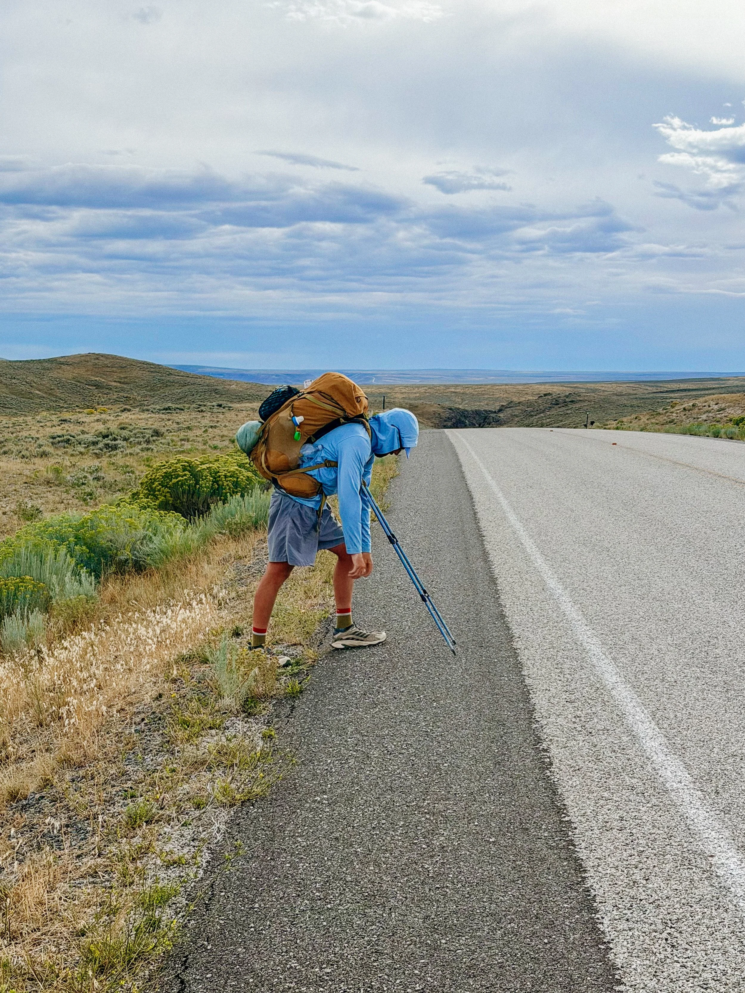 George tired of roadwalks