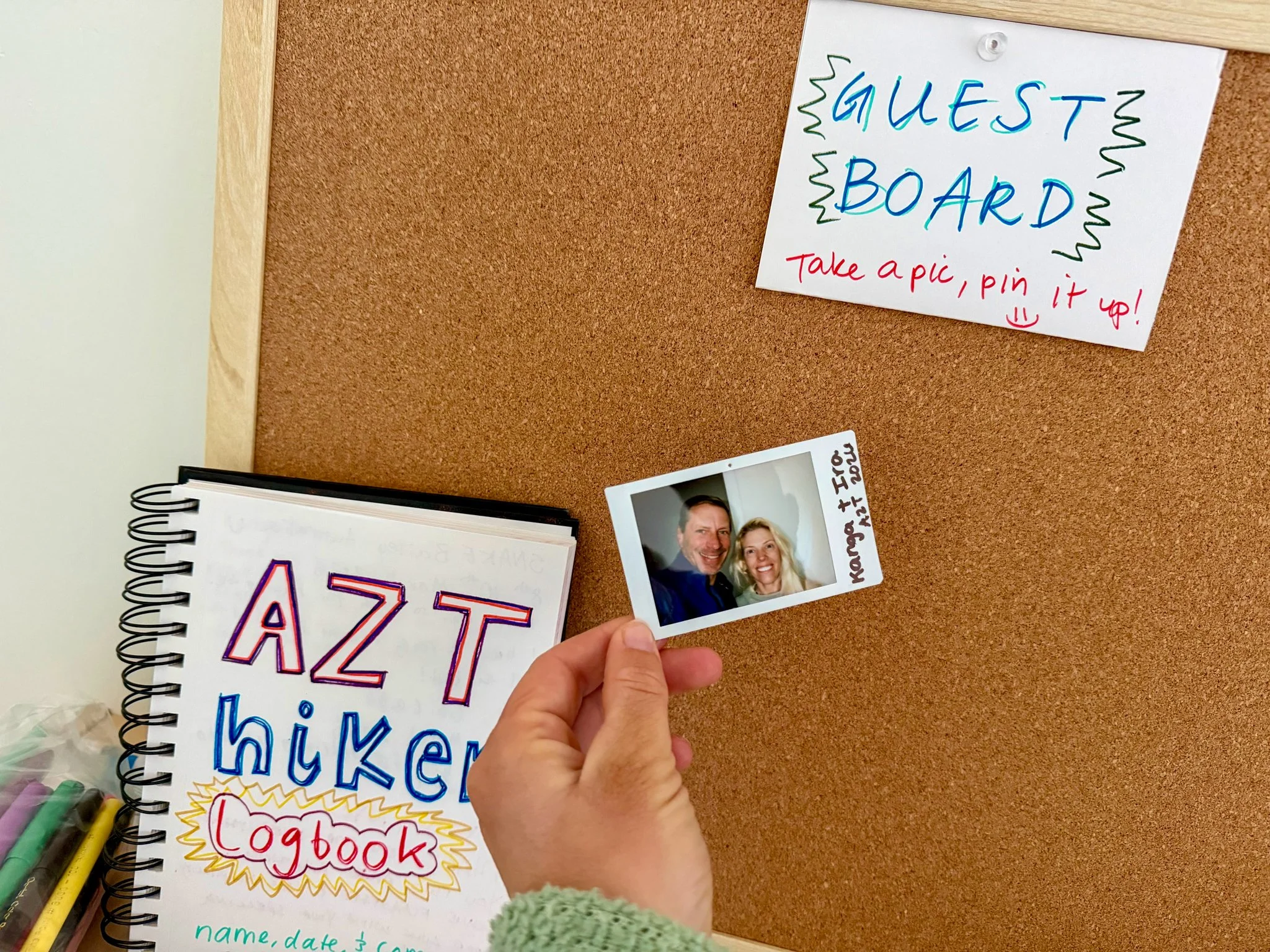  Thankful for Gorf and Slash, the trail angels!  