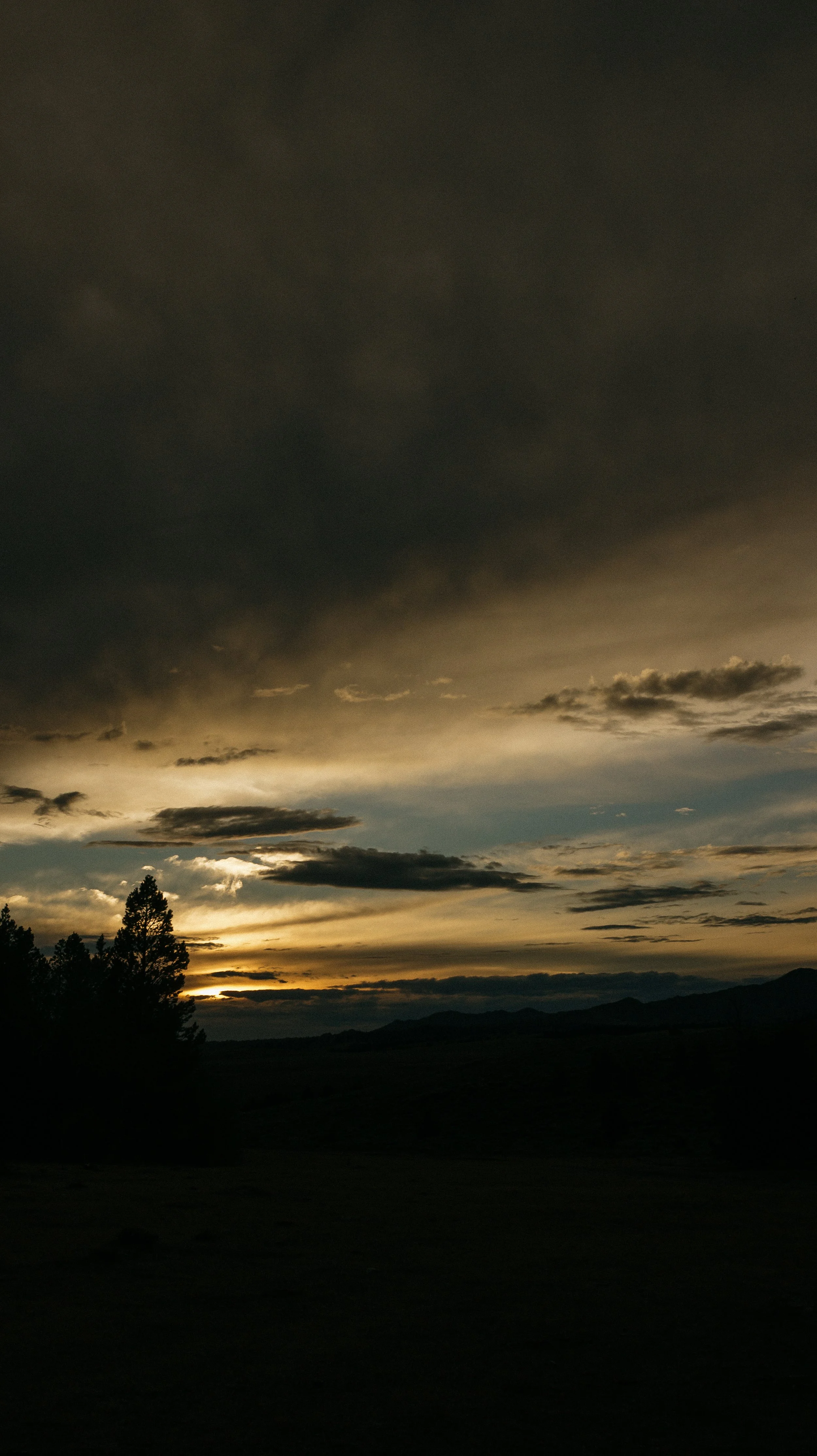 Sunset over the basin