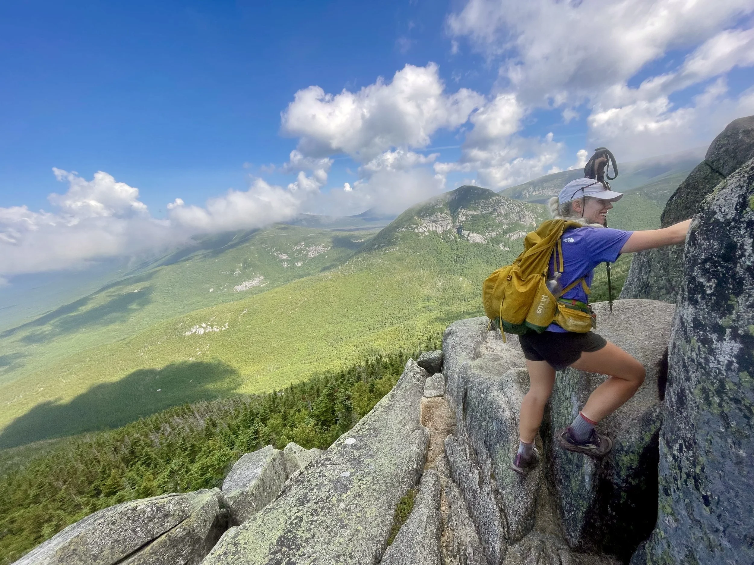  Hiking up Mount Katadhin 
