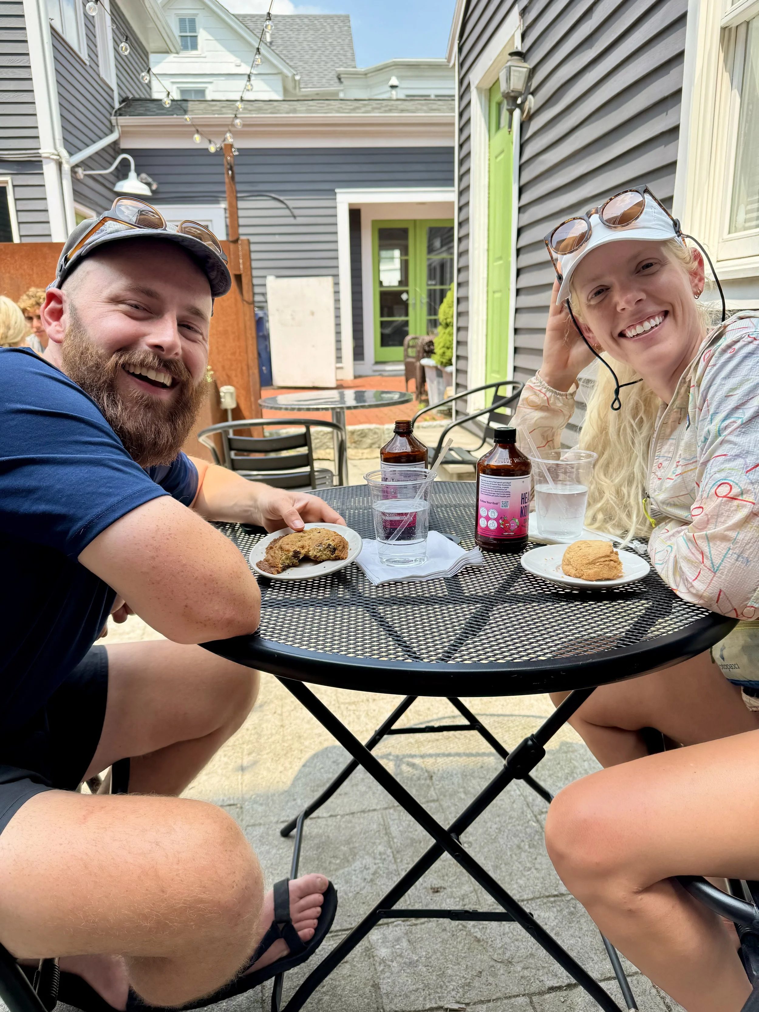  Lunch with Betty and George.  