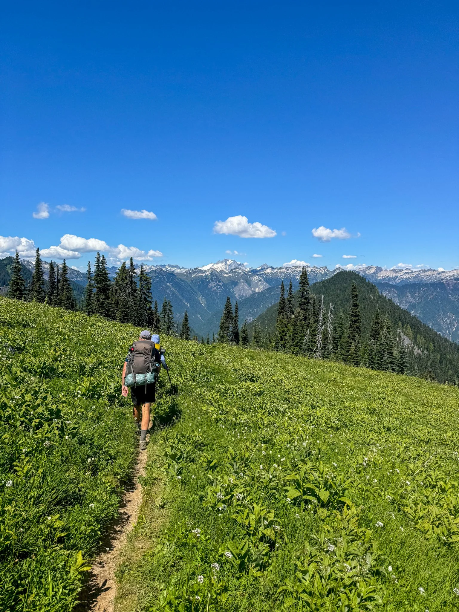  George and I on open trail. AT who? 