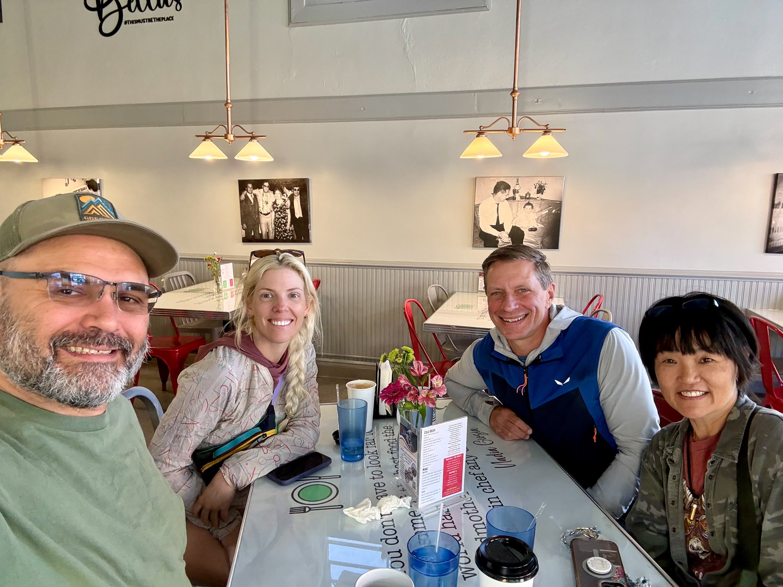  Some friends from the AT! Juice, myself, Ira, and DieHard 