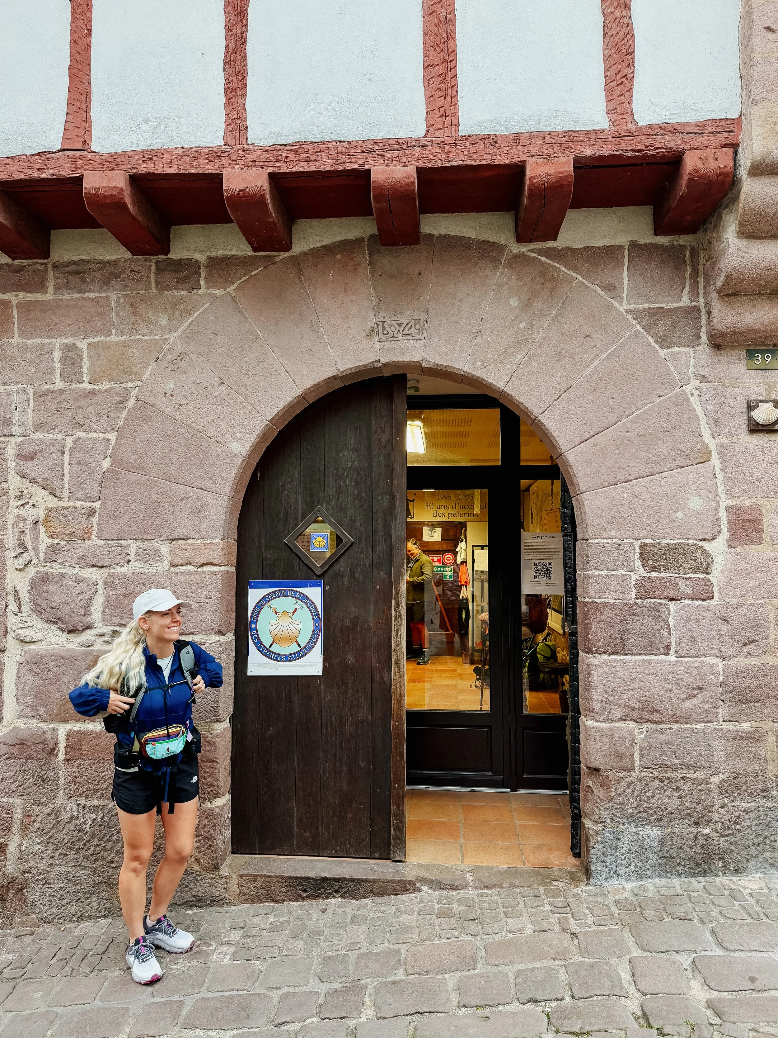 The beginning of the Camino de Santiago Frances in Saint Jean Pied de Port