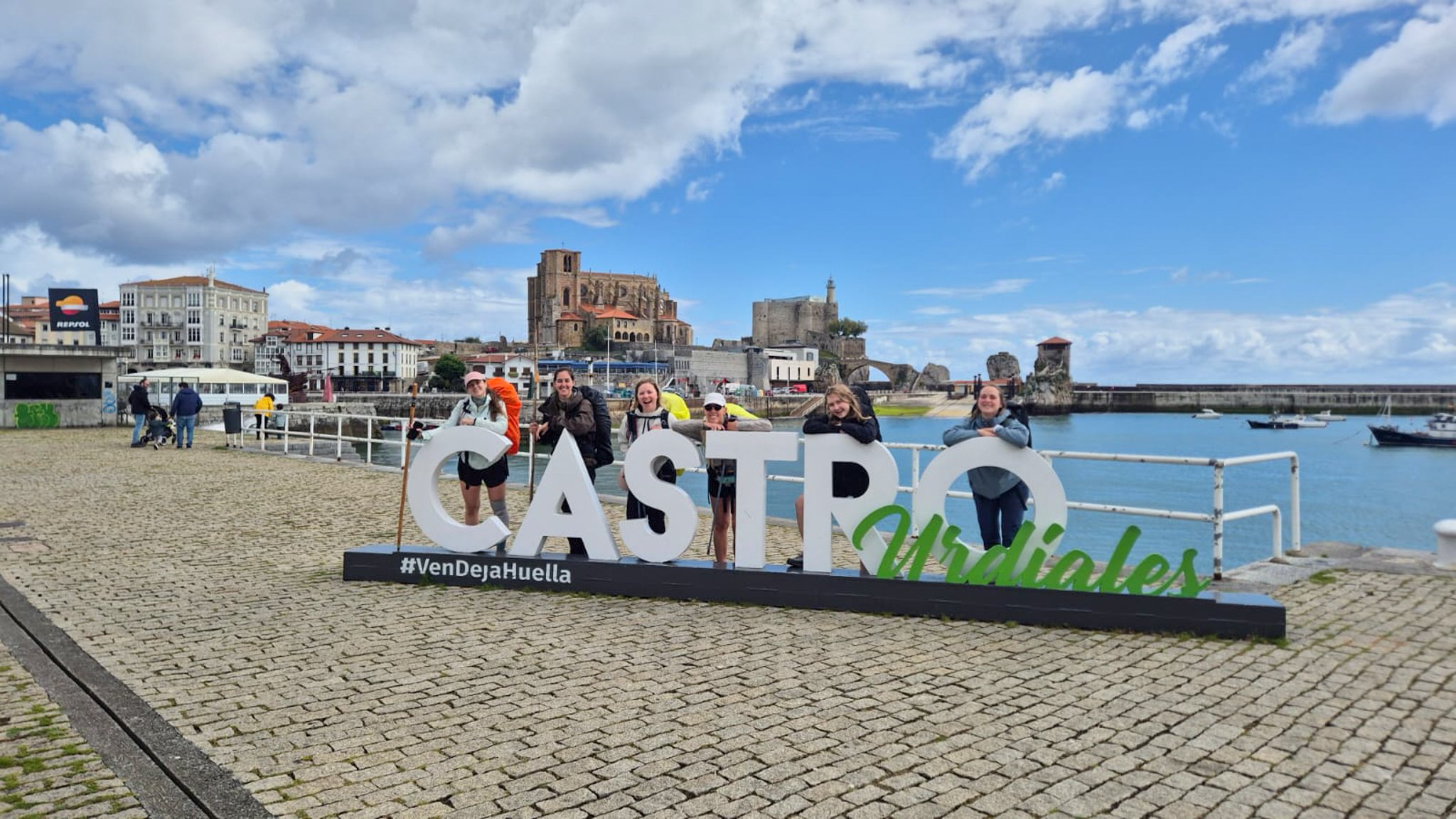 Great group of women in Castro Urdiales! 