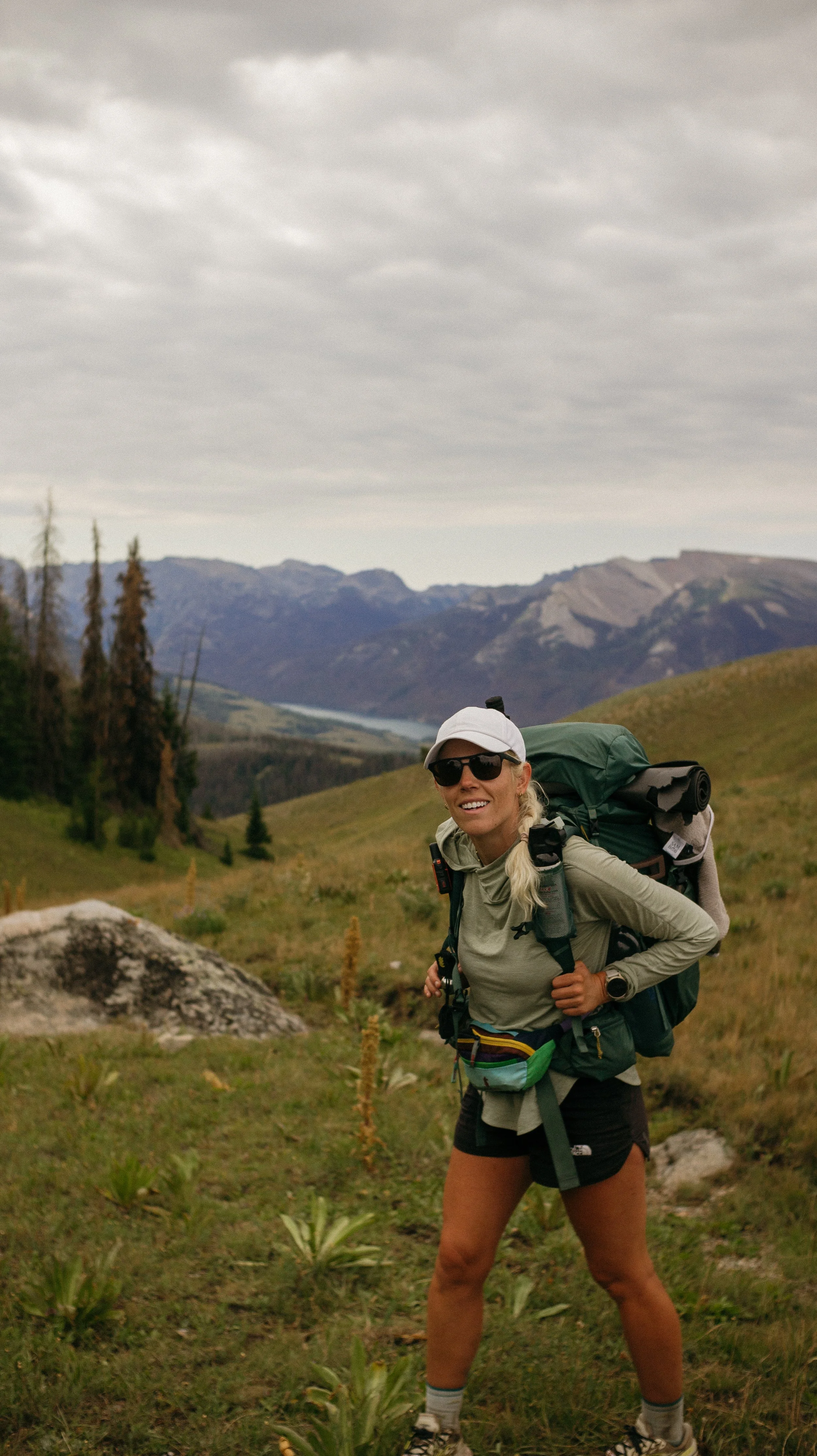 Happy hiker