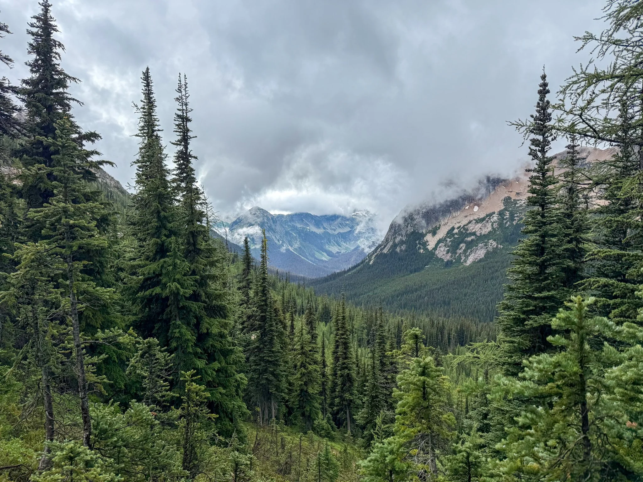  Moody mountains of the Pacific Northwest on the Pacific Crest Trail 