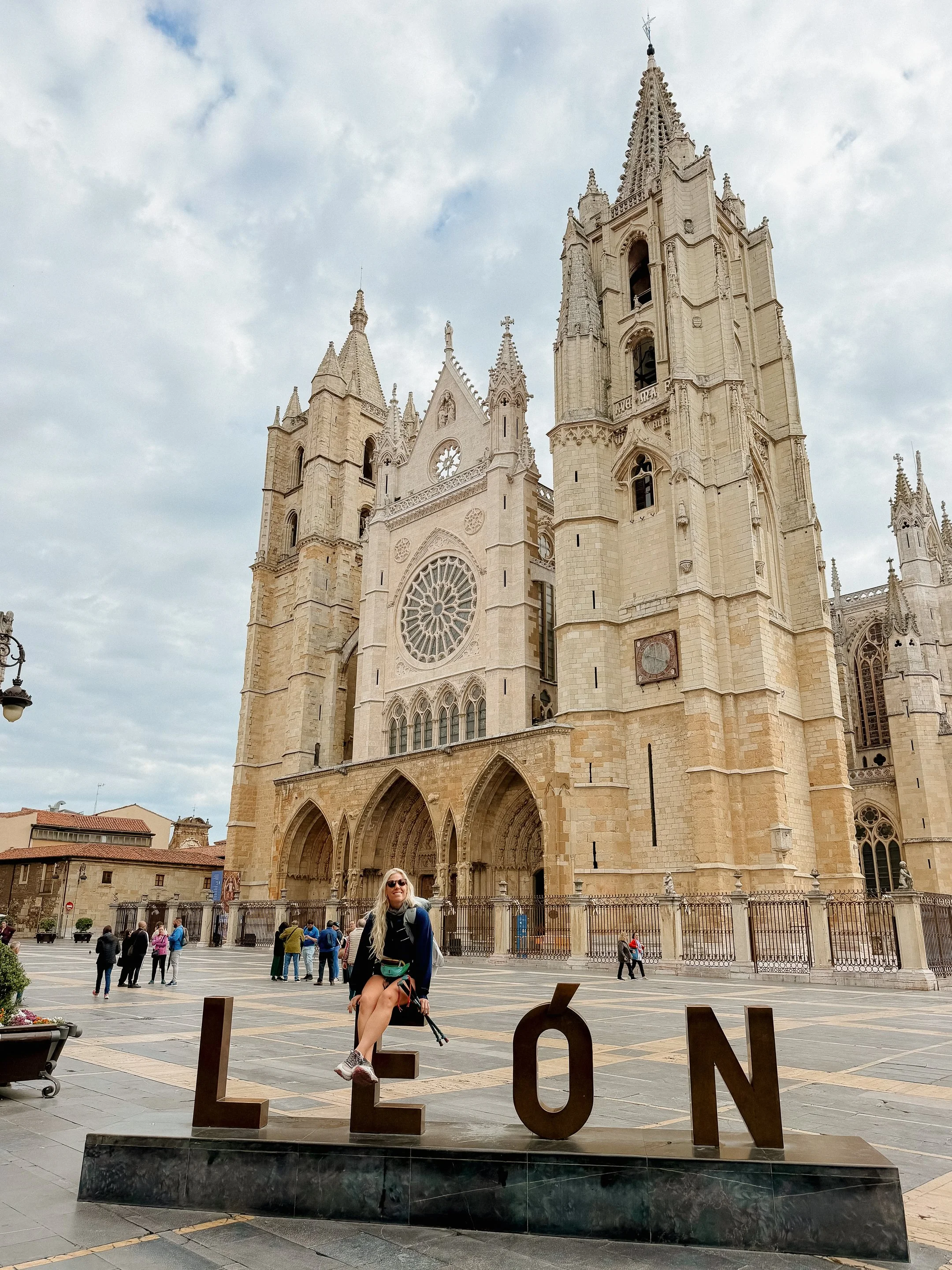 Beautiful cathedral in Leon