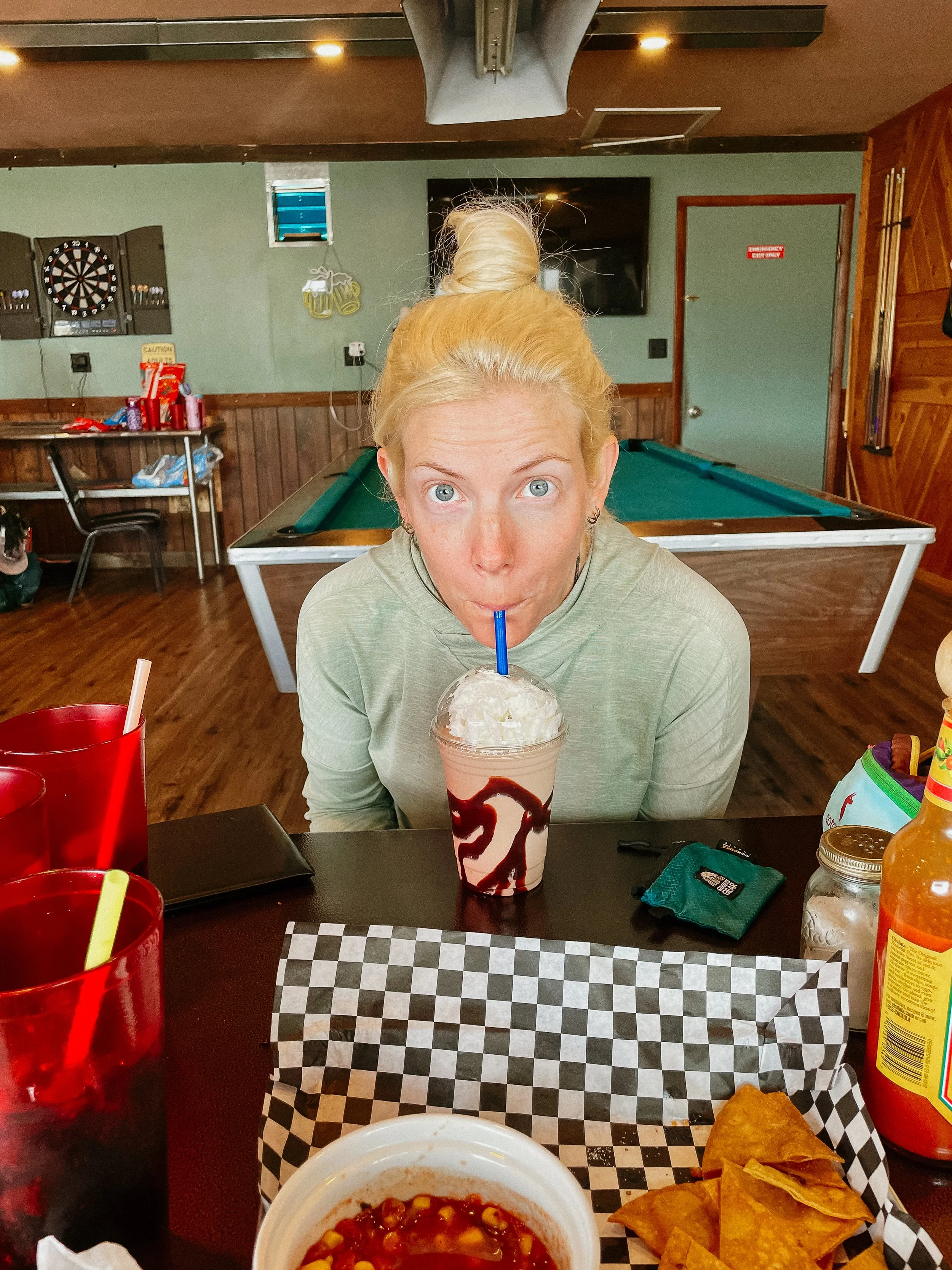 Milkshakes are a trail treat