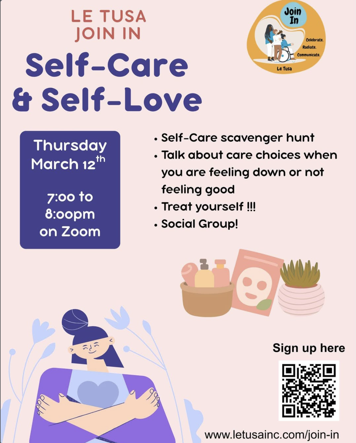 March JOIN IN: Self-Care &amp; Self Love 