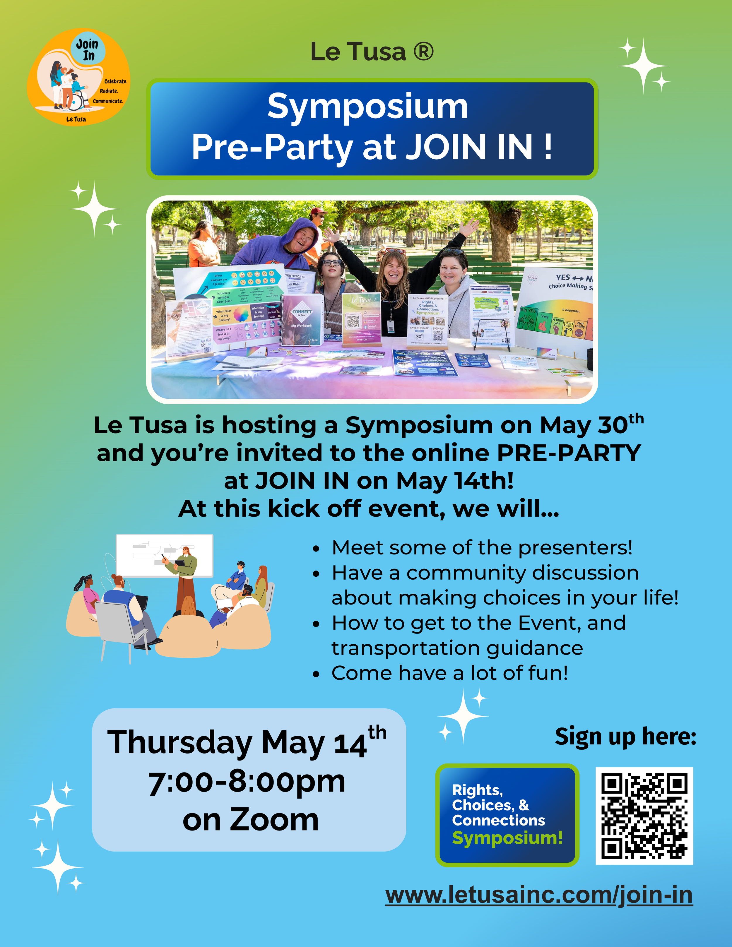 May Join In: Symposium Pre-Party at JOIN IN!
