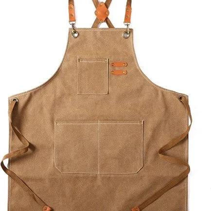 Canvas Cross Back Chef Cotton Aprons: Click To Shop - 