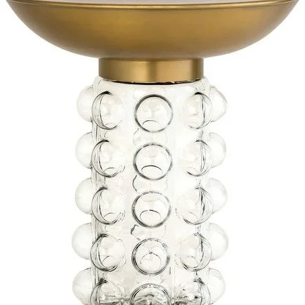 Bubble Glass/Brass Side Table:
Click to Shop - 