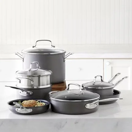 Cuisinart Chefs Classic 11-pc. Hard-Anodized Cookware: Click To Shop - 